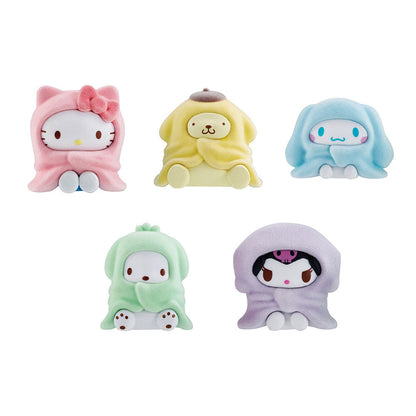 日本正版BANDAI - Sanrio 披著毛毯