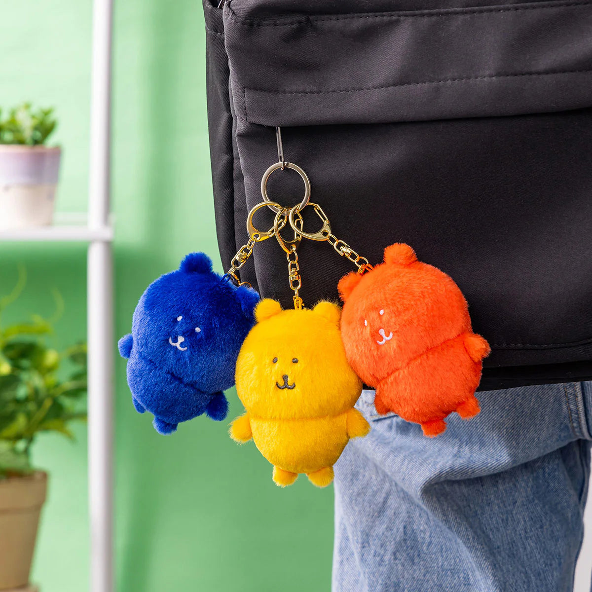 Nagano Chiikawa 自嘲熊吊飾 - 彩虹熊