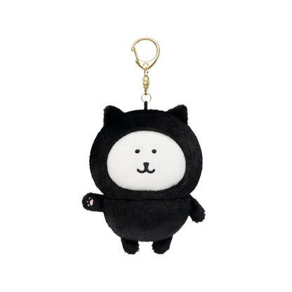 Nagano Chiikawa 自嘲熊吊飾 - 黑貓白熊