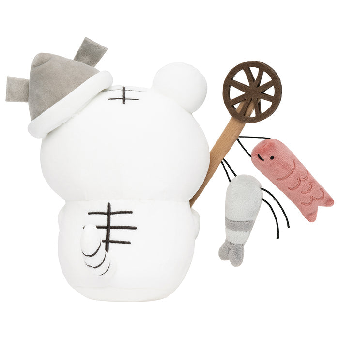 (預訂) 小白虎與黑虎蝦 貪心！兒童節 公仔
